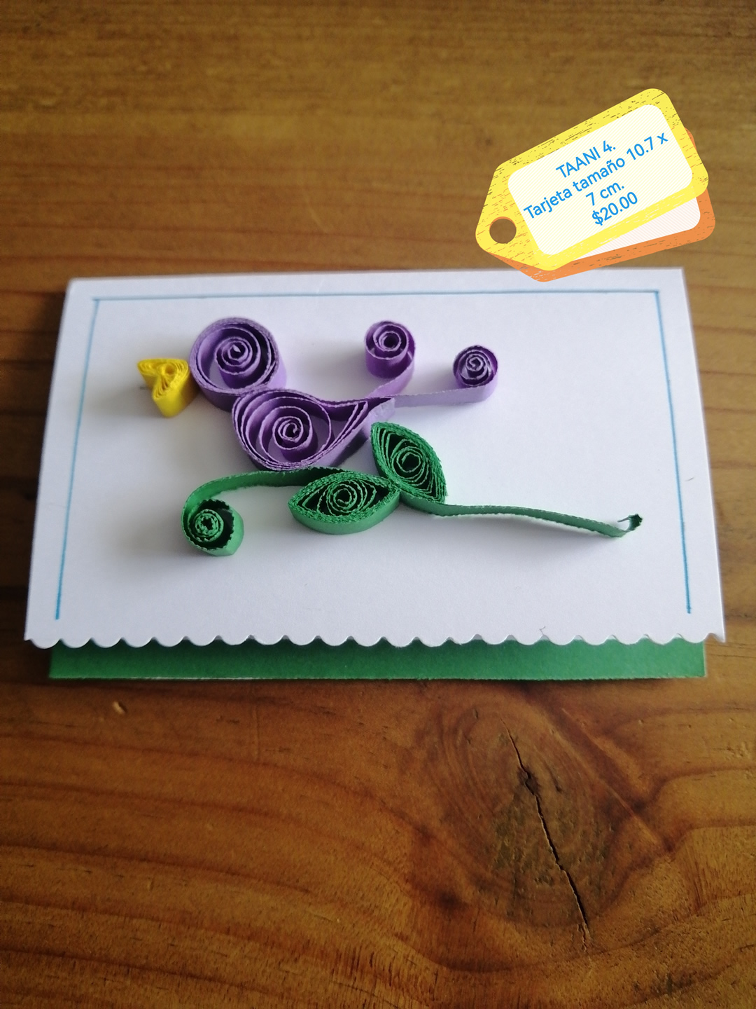 Tarjeta de animalito